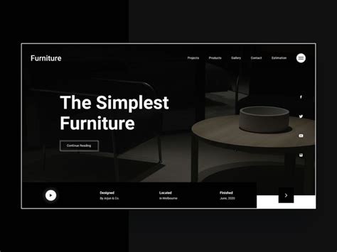 High quality furniture display